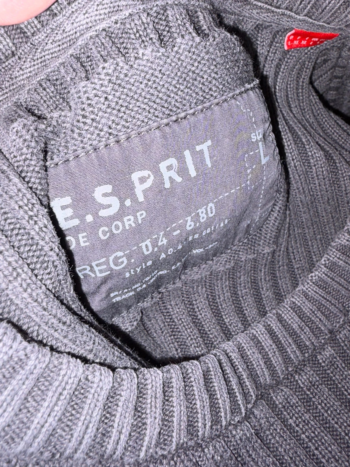 Pull homme esprit taille l propre – photo 6